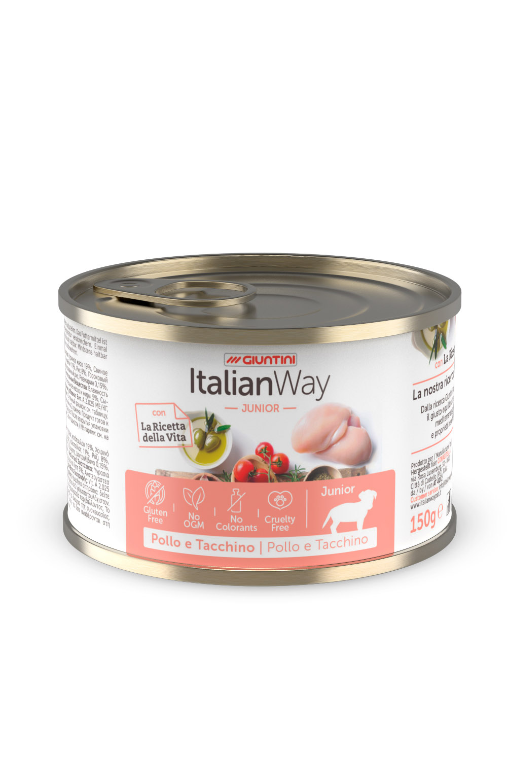 Pollo-Tacchino (24 pz. x 150 gr.)Italianway Junior | Mini