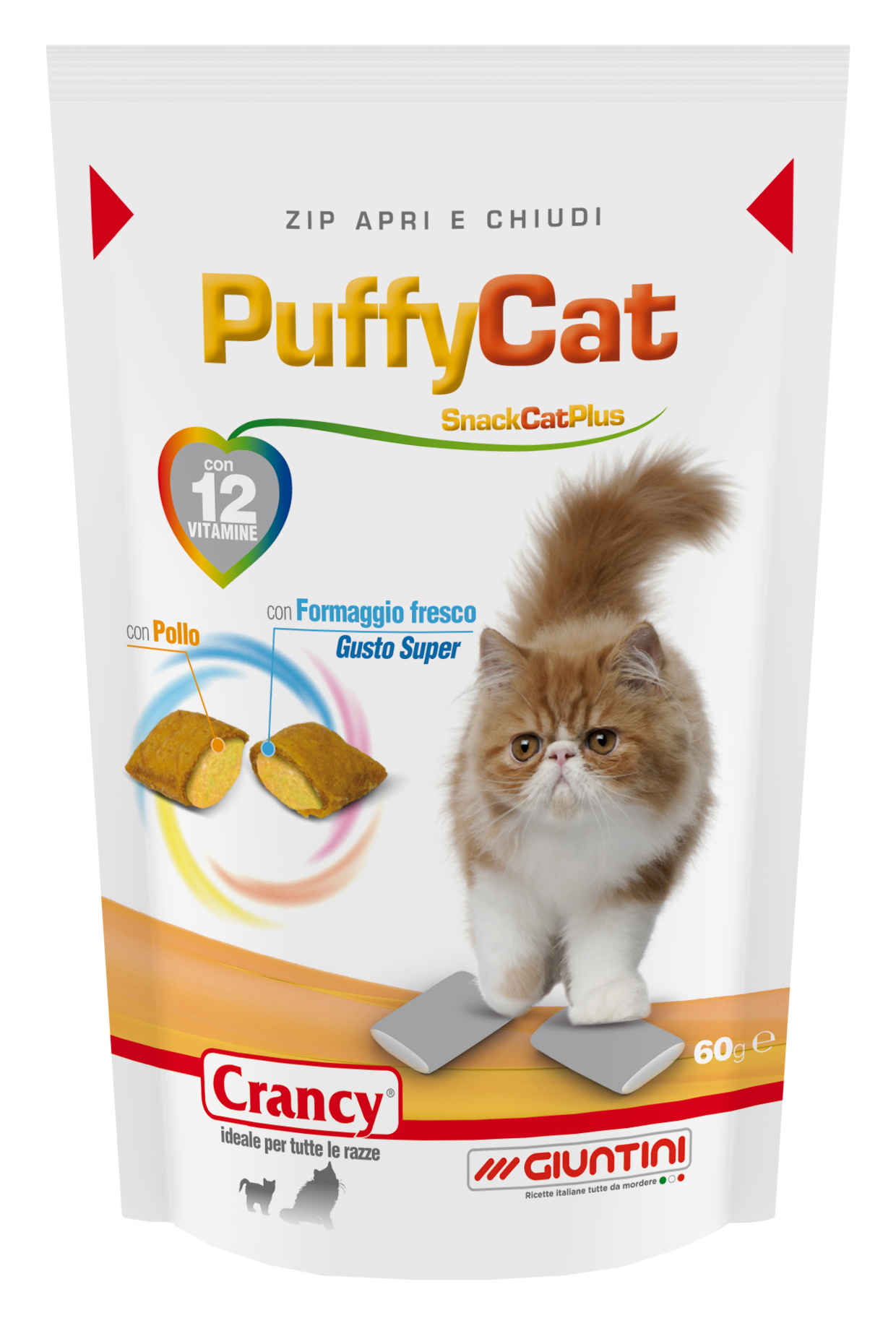 Crancy PuffyCat - snack gatti (1 conf x 8 pz)